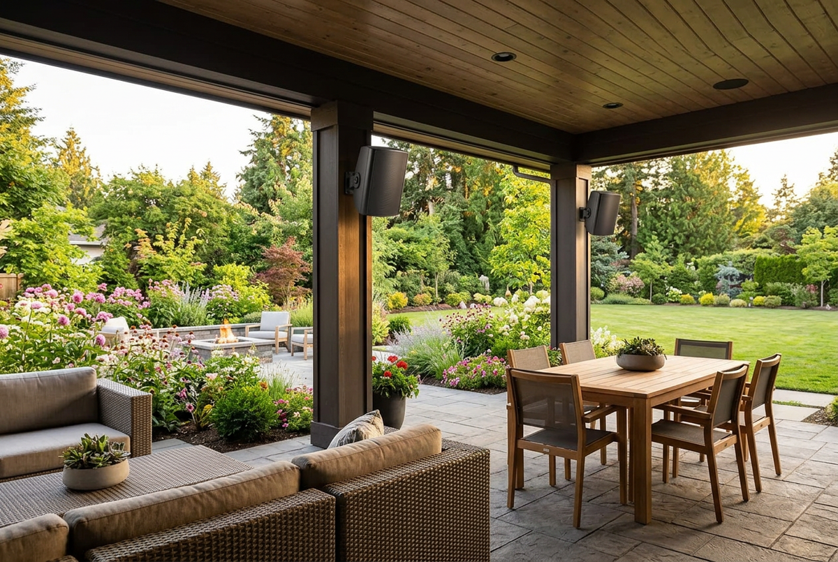 How to Choose Outdoor Speakers for Your Patio and Backyard