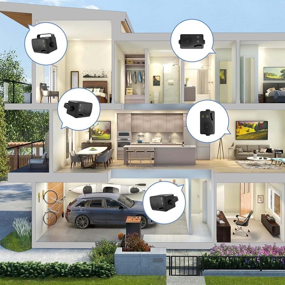 Which is Better: Ceiling vs Wall Speakers for Bathrooms?