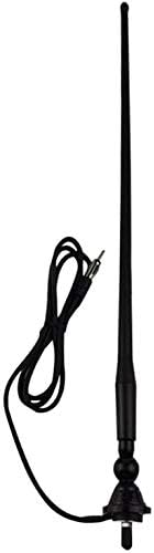 Herdio Waterproof Marine Antenna Rubber Duck Dipole Flexible Mast FM AM Antenna for Boat Radio Car ATV UTV RZR SPA
