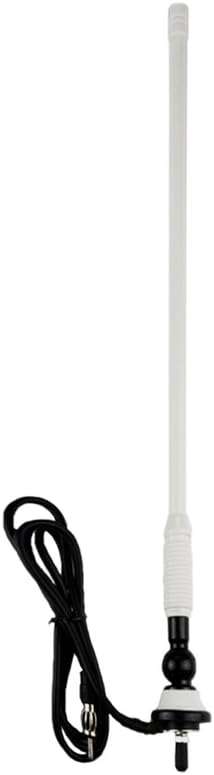 Herdio Waterproof Marine Antenna Rubber Duck Dipole Flexible Mast FM AM Antenna for Boat Radio Car ATV UTV RZR SPA