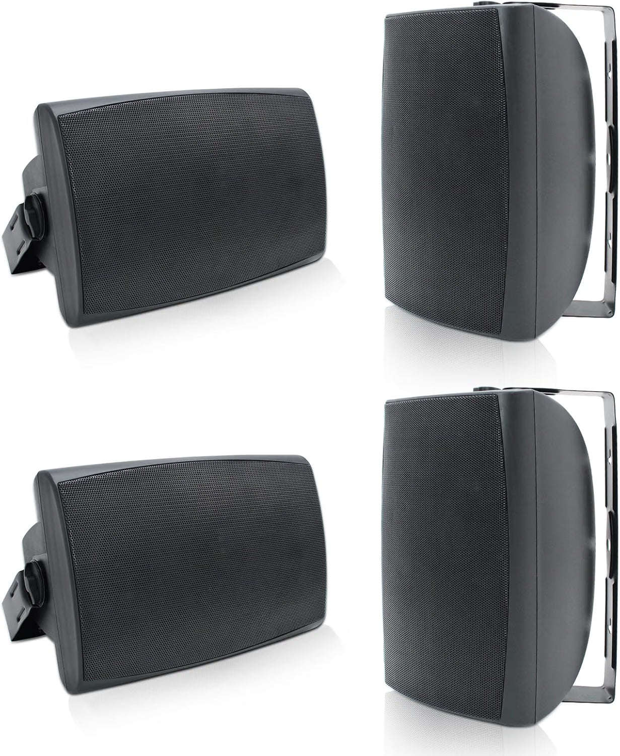 Herdio Bluetooth Outdoor Speakers | 4" 5.25" 6.5" 200W-800W Wireless Waterproof Wall Mount Patio Speakers