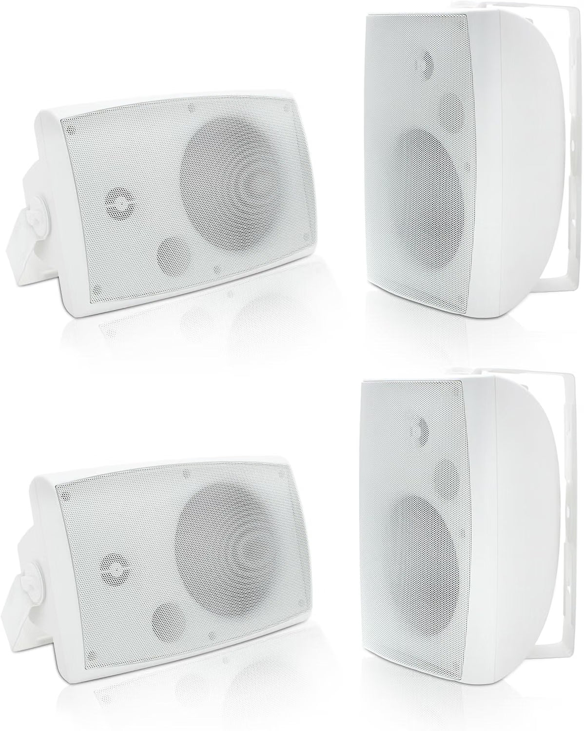 Herdio Bluetooth Outdoor Speakers | 4" 5.25" 6.5" 200W-800W Wireless Waterproof Wall Mount Patio Speakers