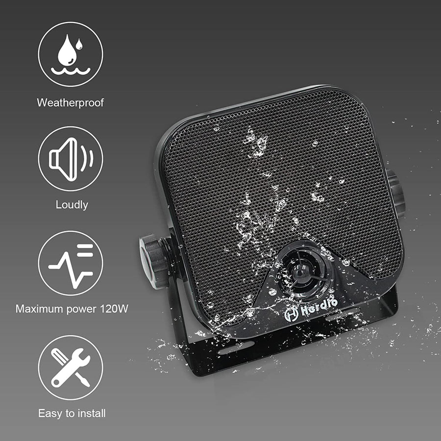 Herdio Marine Bluetooth Stereo Audio Radio for Boats
