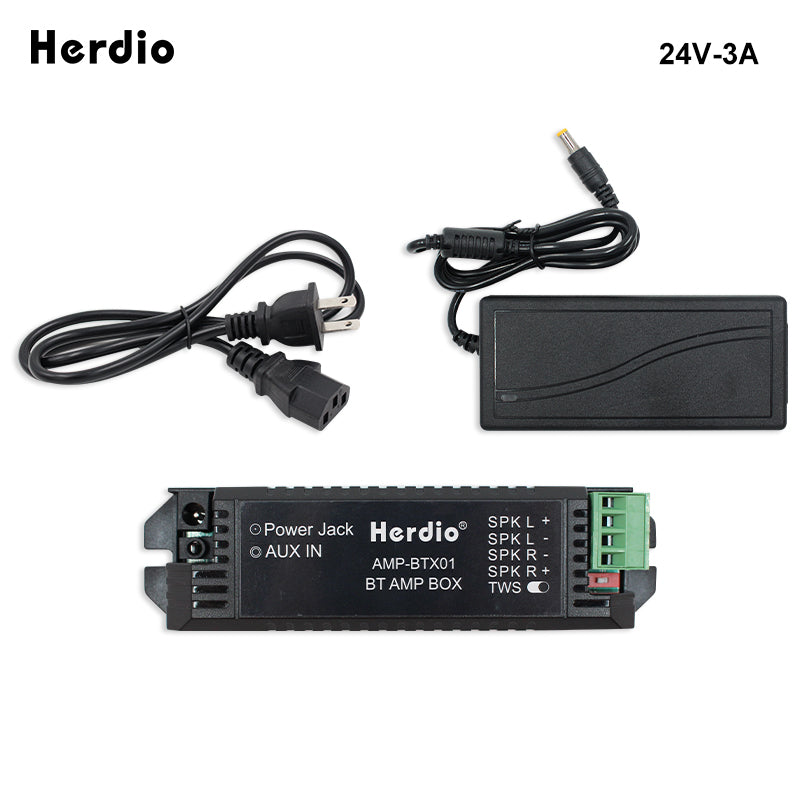 Herdio 2-Channel Bluetooth Amplifier For Home Speakers