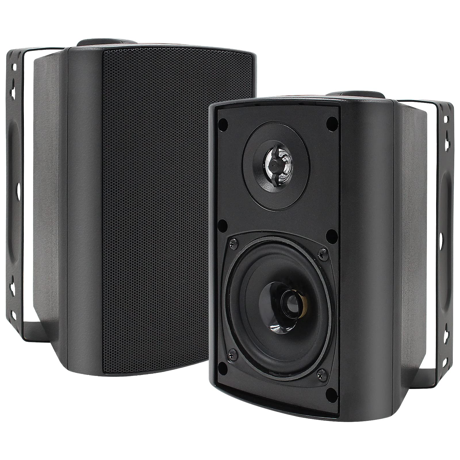 Herdio 4" Bluetooth Speakers 200W 2-Way Outdoor Weatherproof Audio
