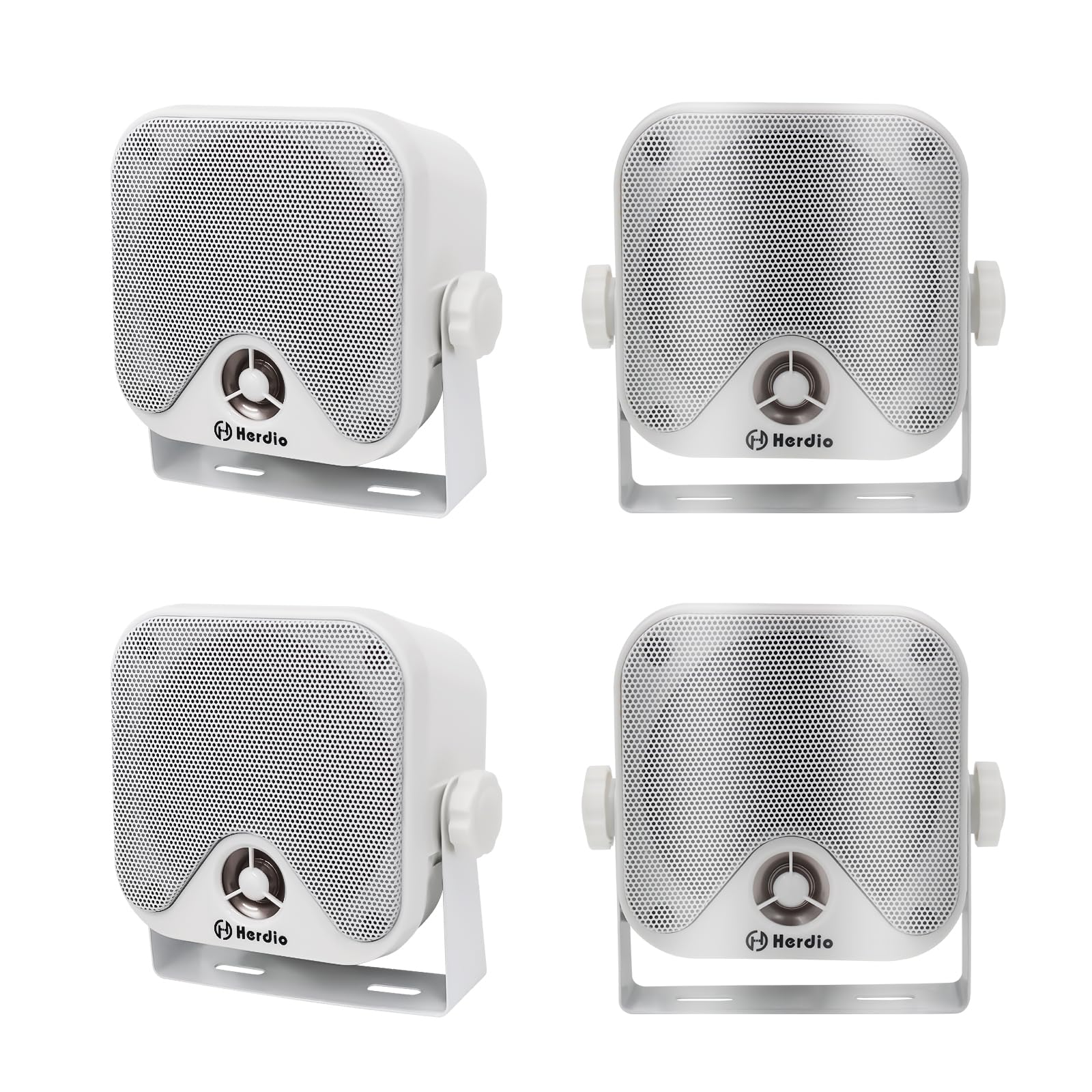 Herdio 4" Marine Speakers 240 Watts High-Quality Sound for Boats