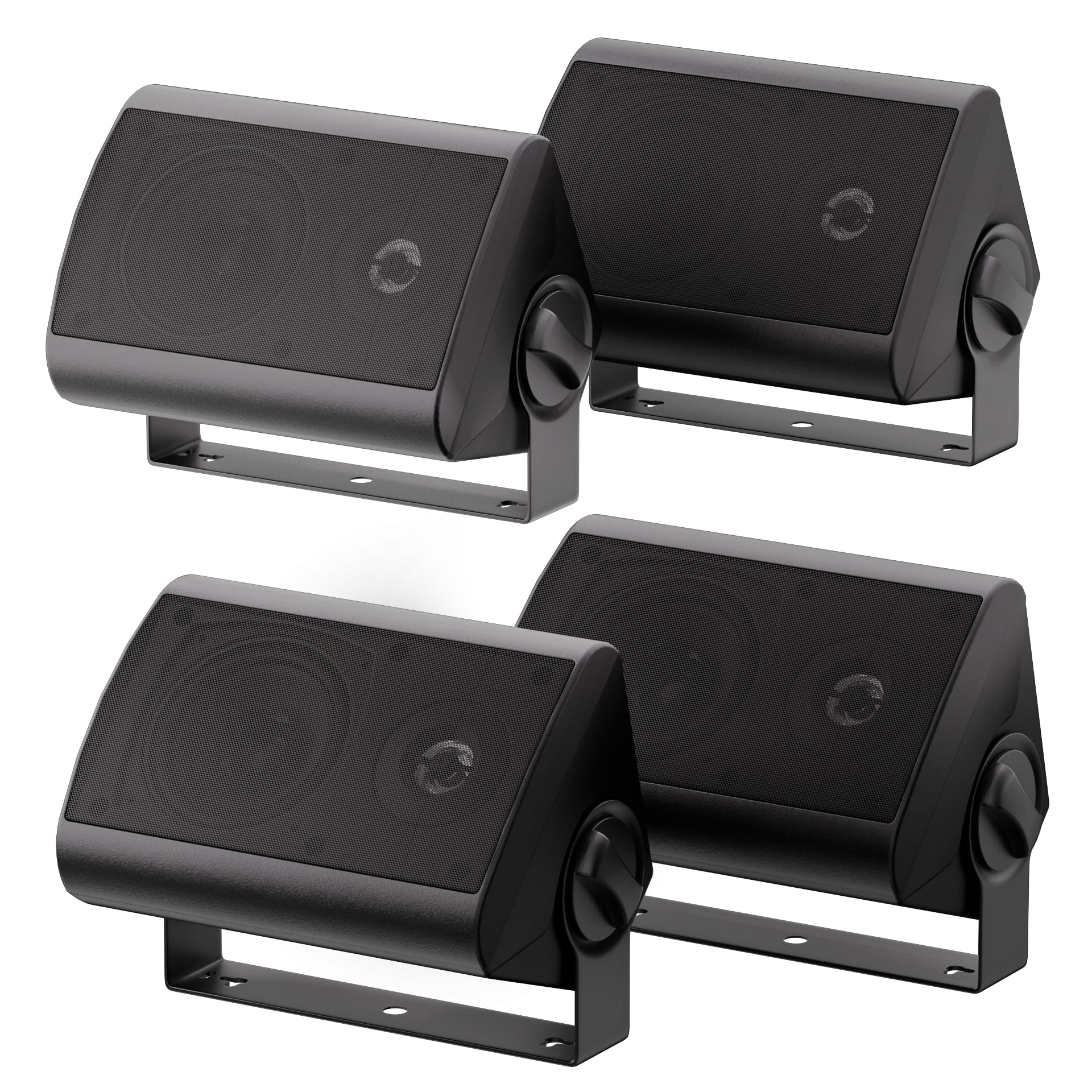 Herdio 4" Outdoor Speakers 400 Watts Waterproof Audio for Outdoor Use