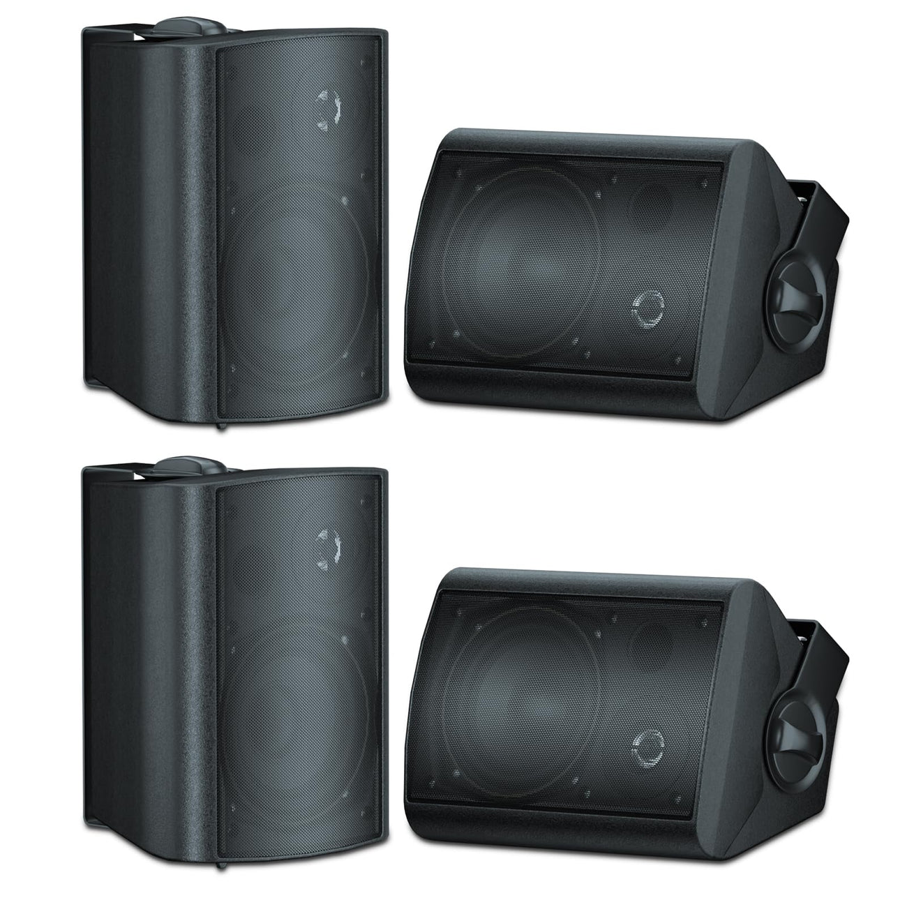 Herdio 5.25" Outdoor Speakers 600 Watts Powerful Audio Performance