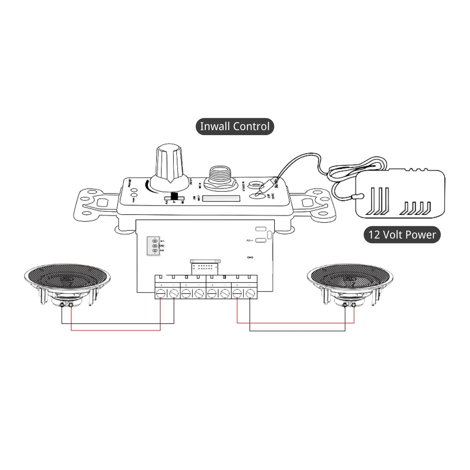 Herdio 6.5" Ceiling Bluetooth Speakers 320W 2-Way for Immersive Home Audio