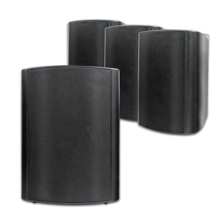 Herdio 6.5" Outdoor Speakers 800 Watts Waterproof Dustproof Audio