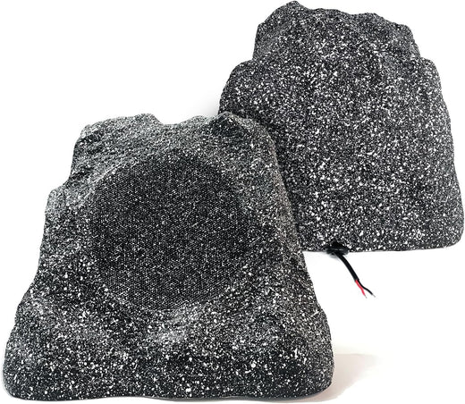 Herdio 8" Outdoor Rock Speakers 600W | IPX7 Waterproof Wired Garden & Patio Audio