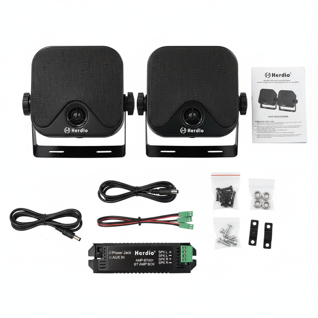 Herdio Speaker Package Contents - What's in the Box
