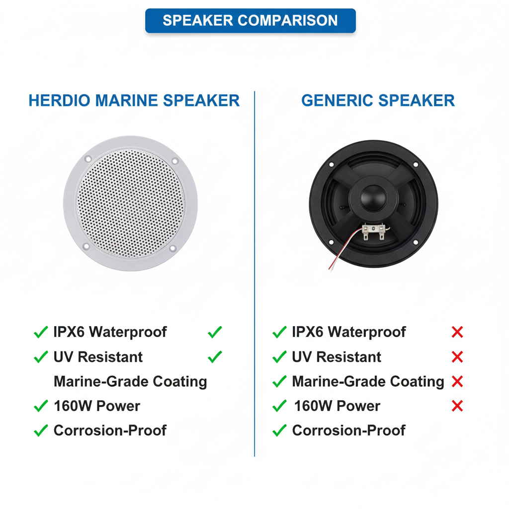 Herdio船用音箱竞品对比优势