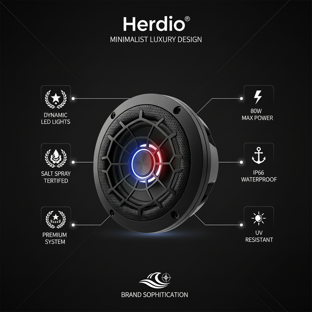 Herdio音响IP66认证标识