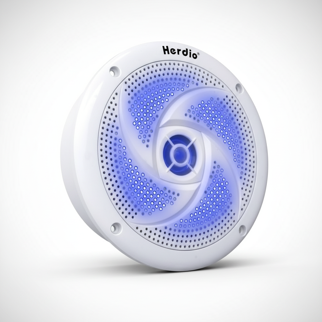 白色Herdio音响45度角展示