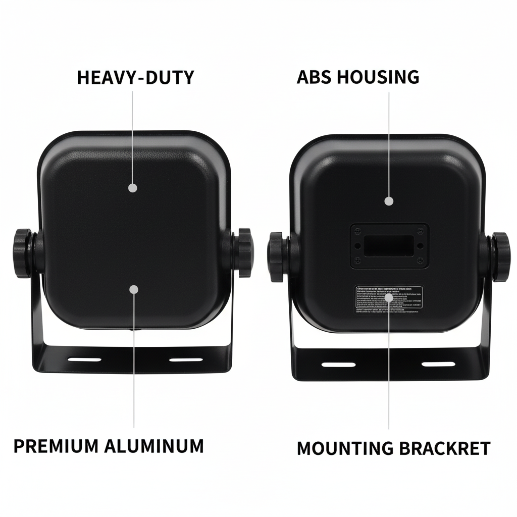 核心部件特写 - ABS外壳铝制支架