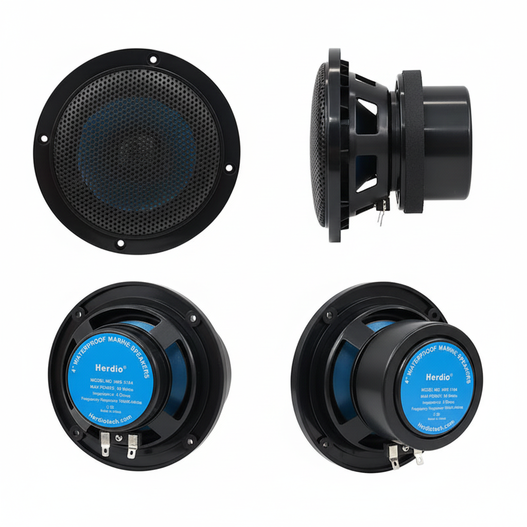 Herdio船用音箱多角度展示