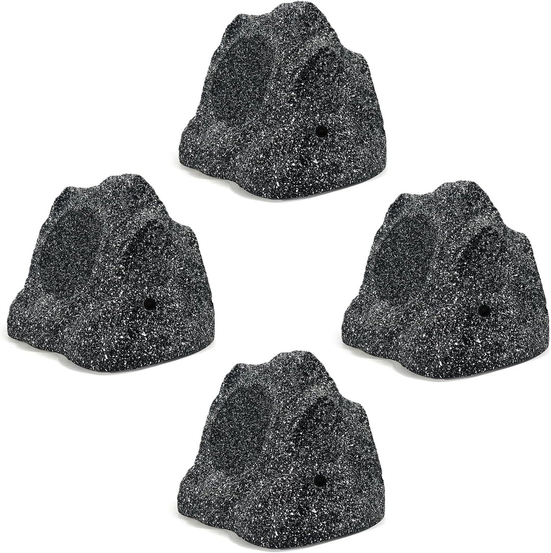 Herdio 8" Outdoor Rock Speakers 1200W | IPX7 Waterproof Wired Garden & Pool Audio (2 Pairs)