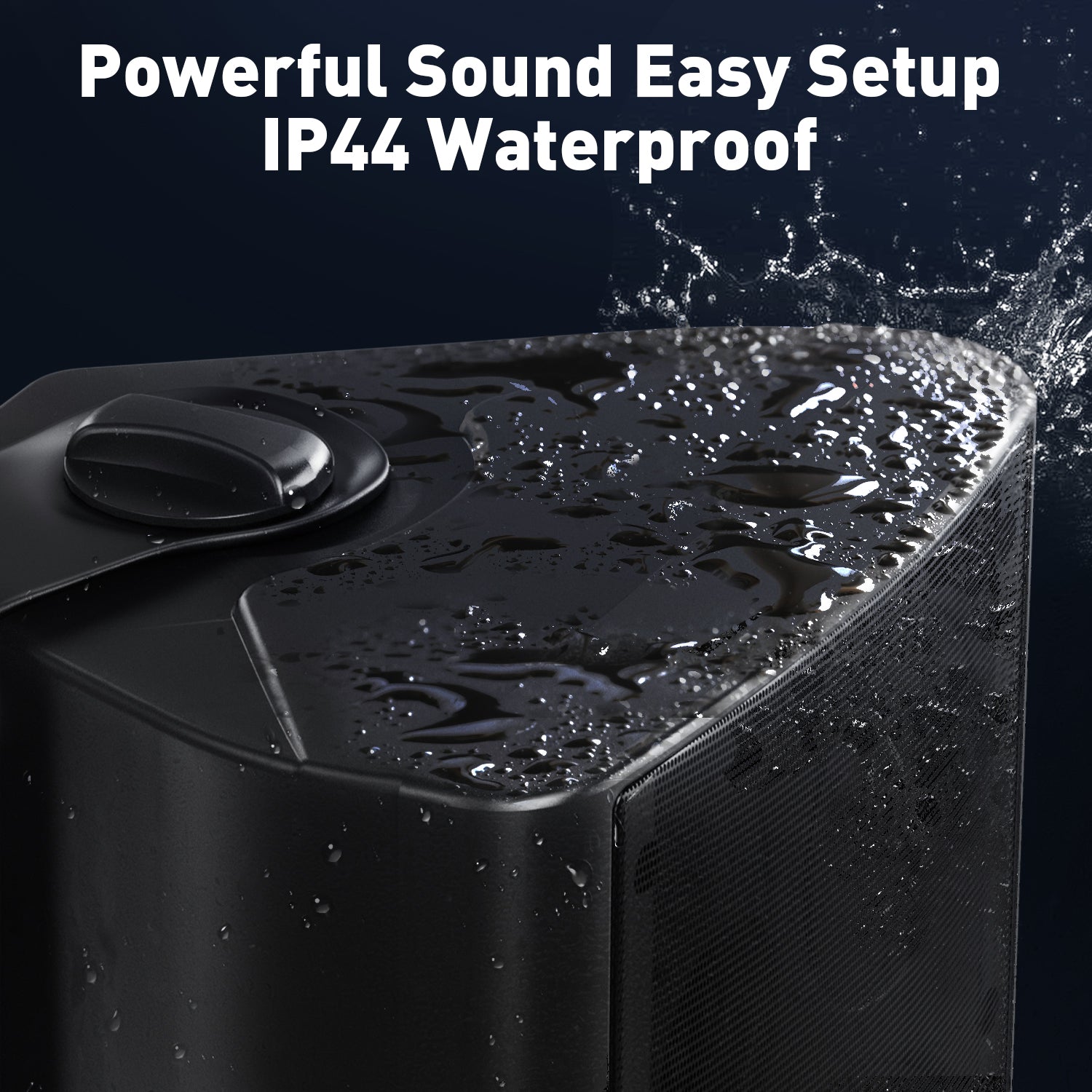 Herdio 6.5" Bluetooth Outdoor Speakers 400 Watts 2-Way Wired Sound System