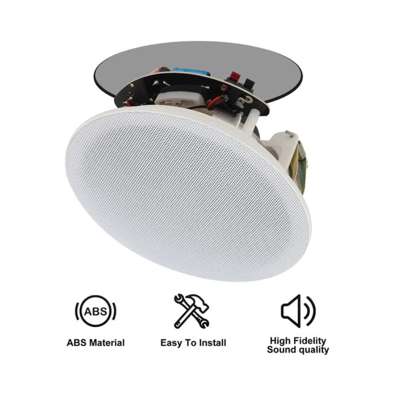 Herdio 6.5" Bluetooth In-Ceiling Speakers 600W 2-Way - HCS628