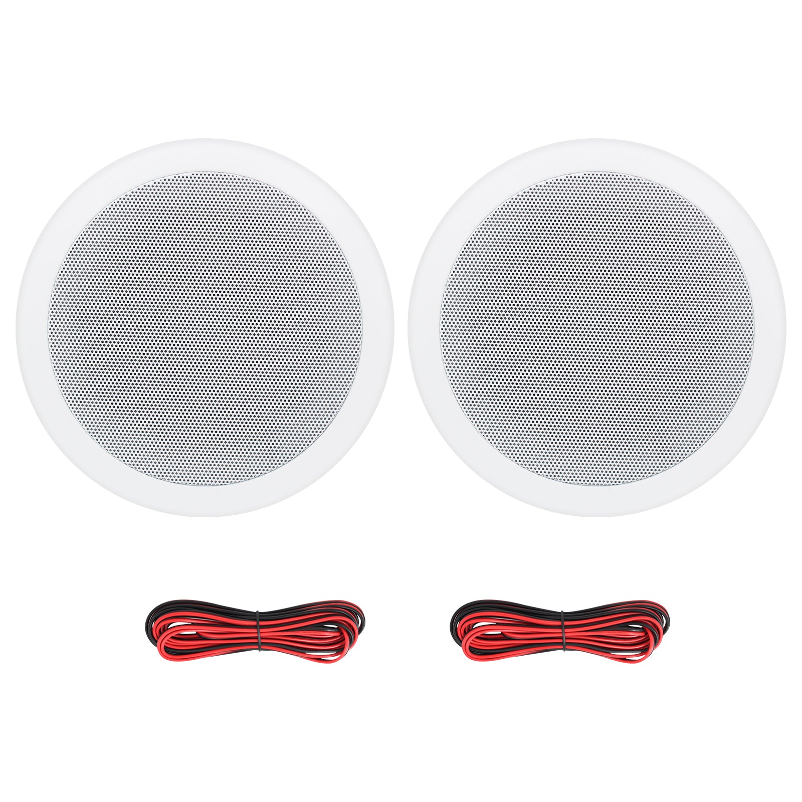 Herdio 5.25" Ceiling Speakers 300 Watts 2-Way for Perfect Sound