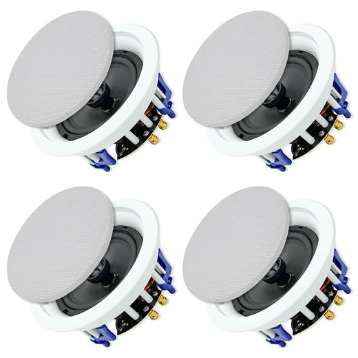 Herdio 6.5" In-Ceiling Speakers 640W | Wired Ultra-High-Power Home Audio System