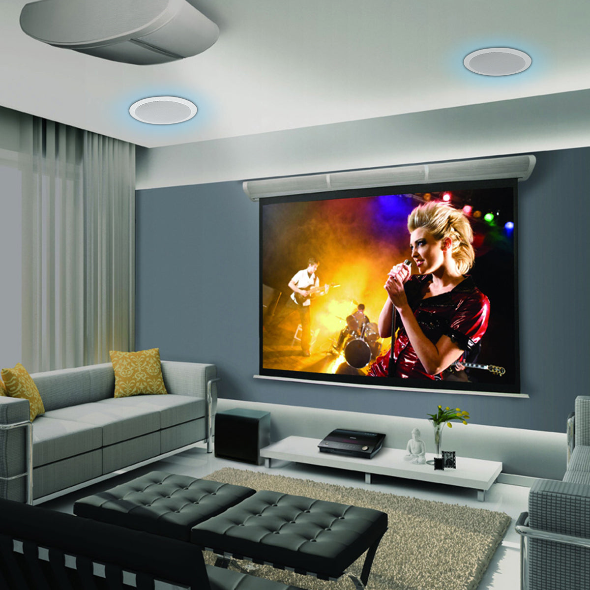 Elevate Your Home Cinema with Herdio Ceiling Speakers: A Symphony of Sound and Style