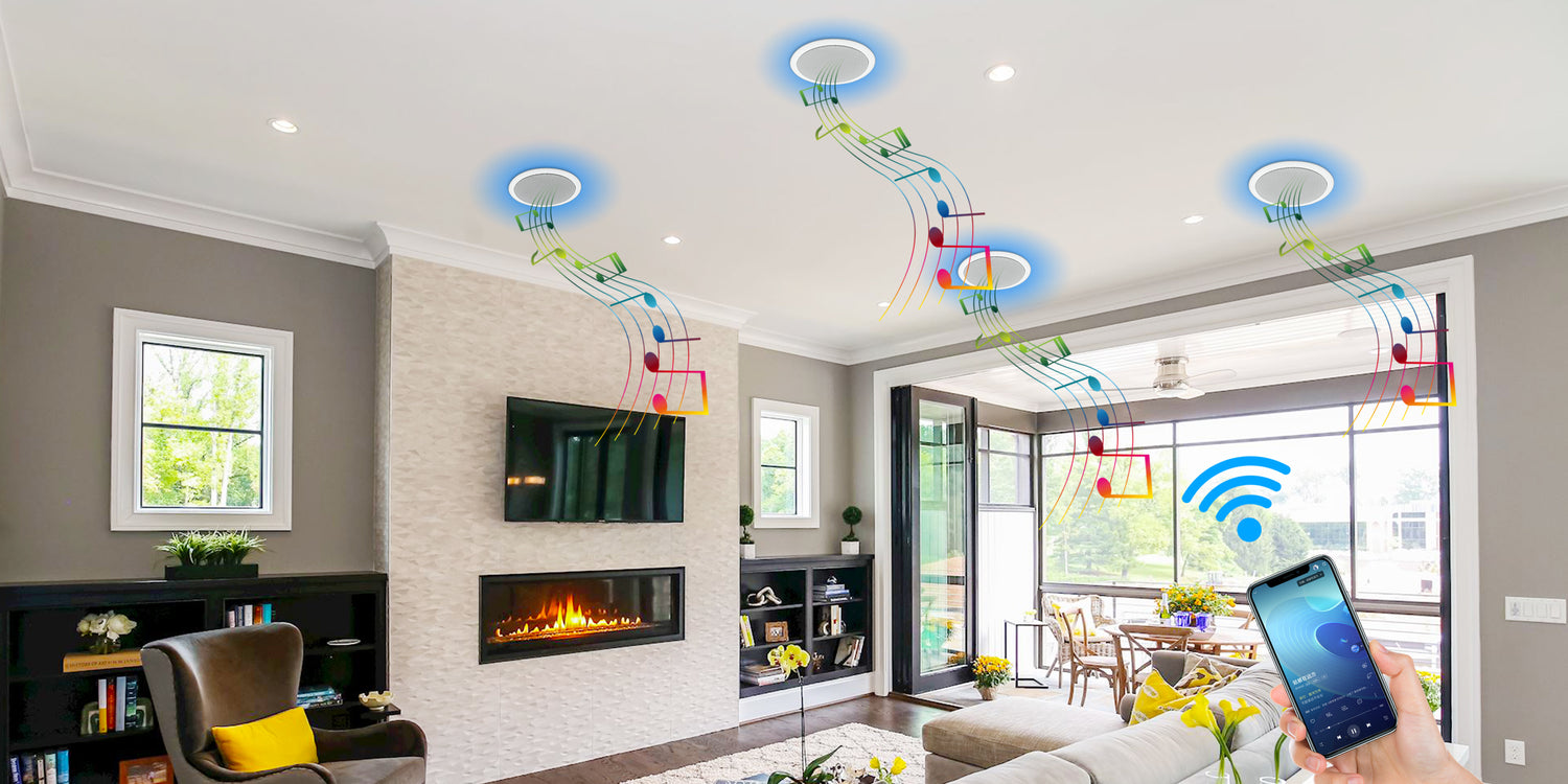 The HCS-818 Bluetooth Ceiling Speakers Are The Right Choice for Enhancing Your Audio Experiences