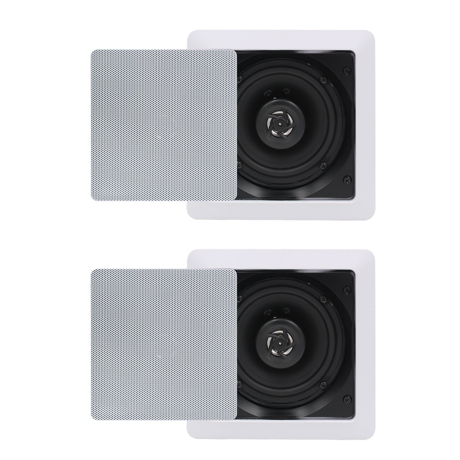 Herdio flush-mount in-wall speaker system