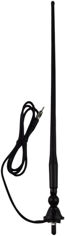 Herdio Waterproof Marine Antenna Rubber Duck Dipole Flexible Mast FM AM Antenna for Boat Radio Car ATV UTV RZR SPA