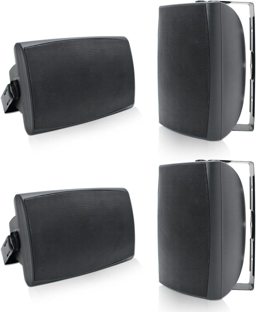 Herdio 6.5" Outdoor Speakers 800W | Waterproof Wired Wall Mount Patio & Garden Audio