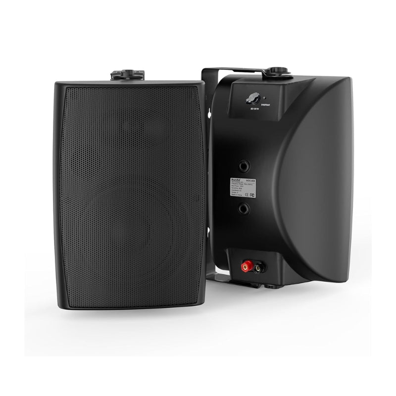 Herdio 4" Bluetooth Outdoor Speakers 200W | IP66 Wall-Mount Pair