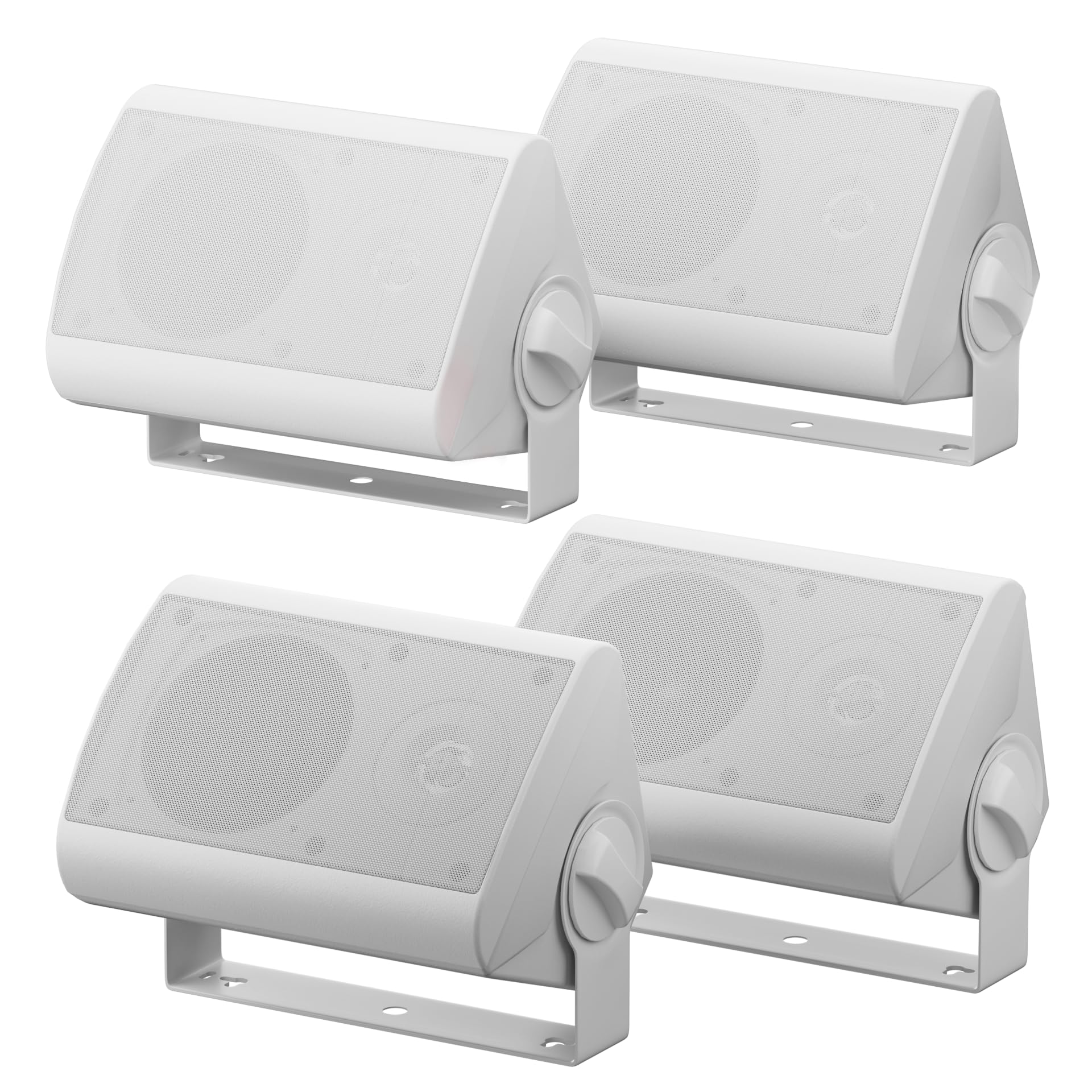 Herdio 4" Outdoor Speakers 400 Watts Waterproof Audio for Outdoor Use