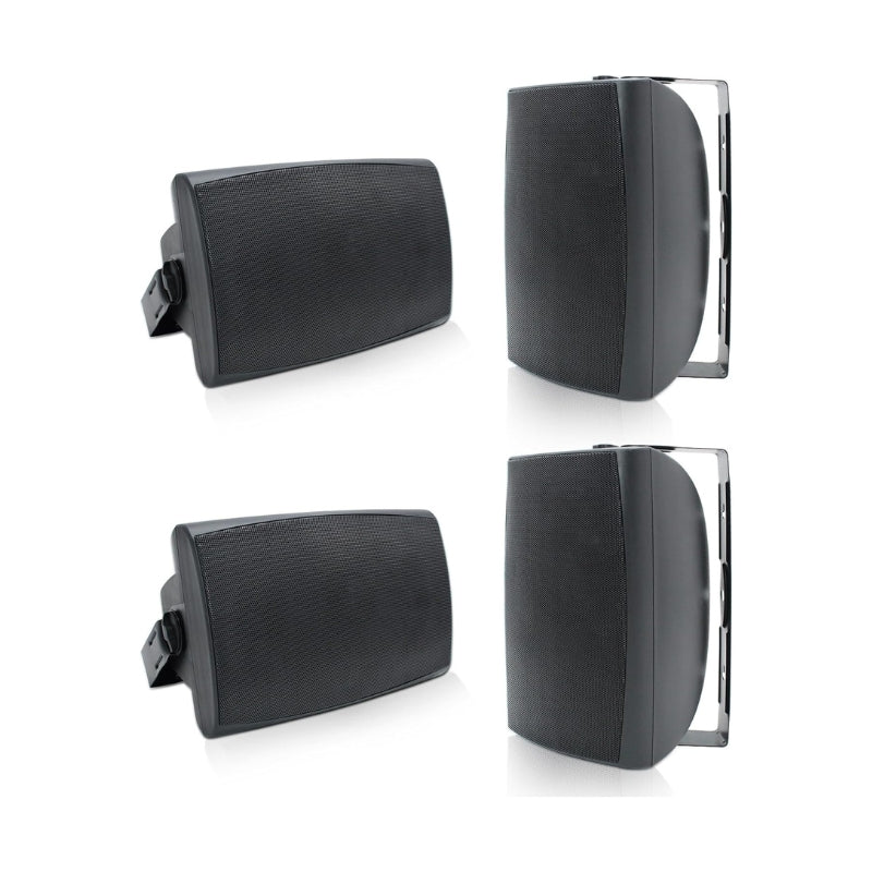 Herdio 6.5" Indoor Outdoor Bluetooth Speakers IP66 Waterproof with Powerful Bass, 2-Way Wall Mount 800W - HOS602BTX2