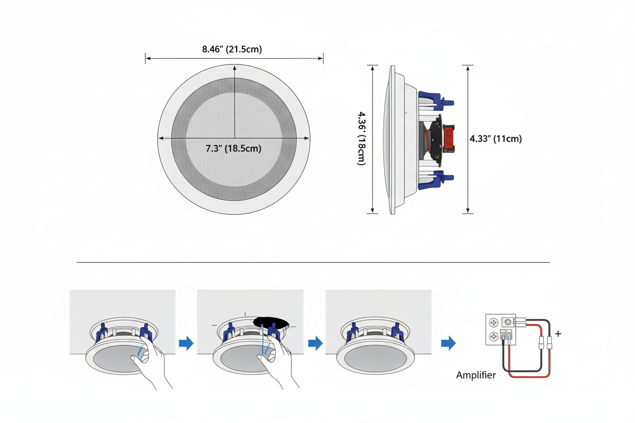 安装尺寸技术图