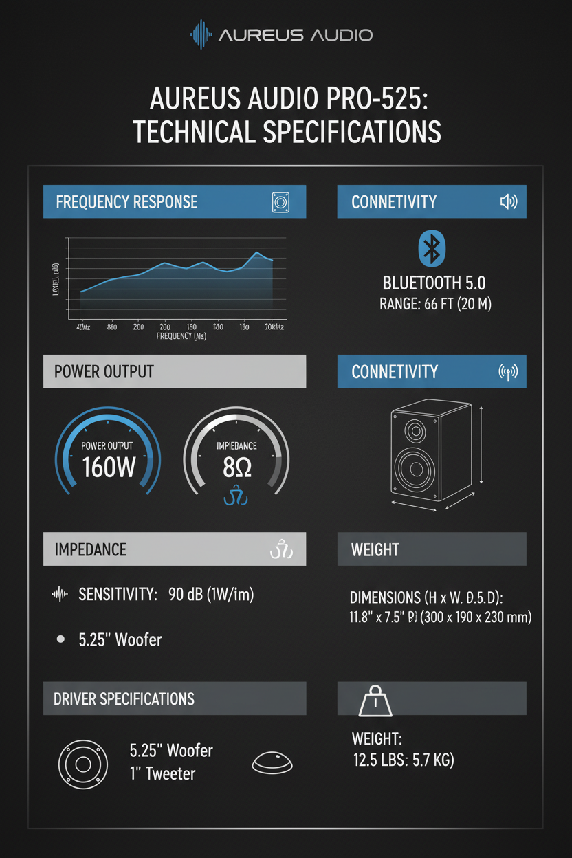 Herdio 160W Bluetooth speaker detailed technical parameters and compatibility specifications