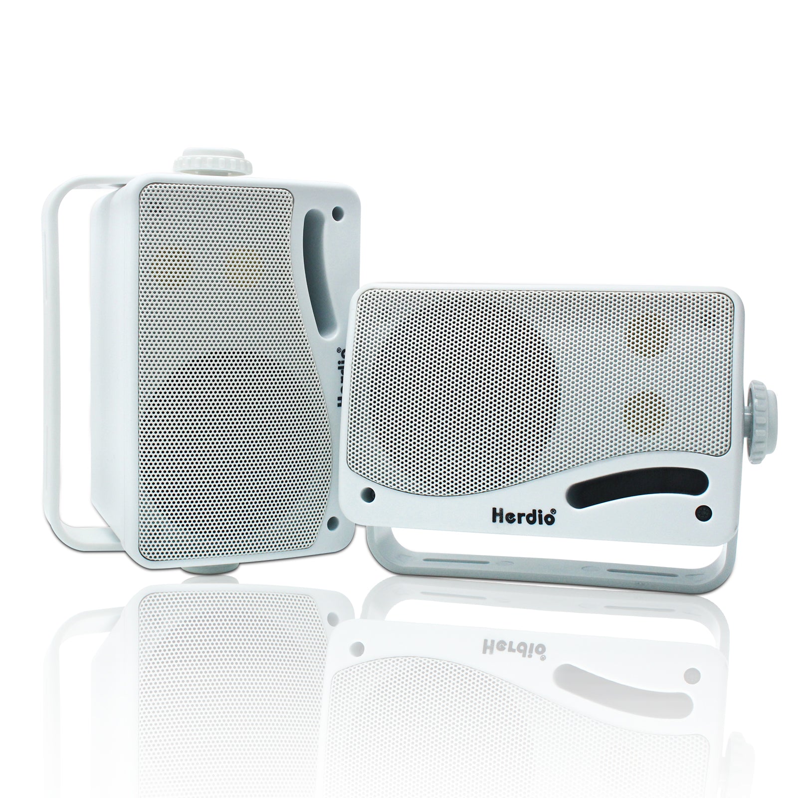 Herdio 3.5" Outdoor Speakers 200 Watts Waterproof Audio for Outdoor Use
