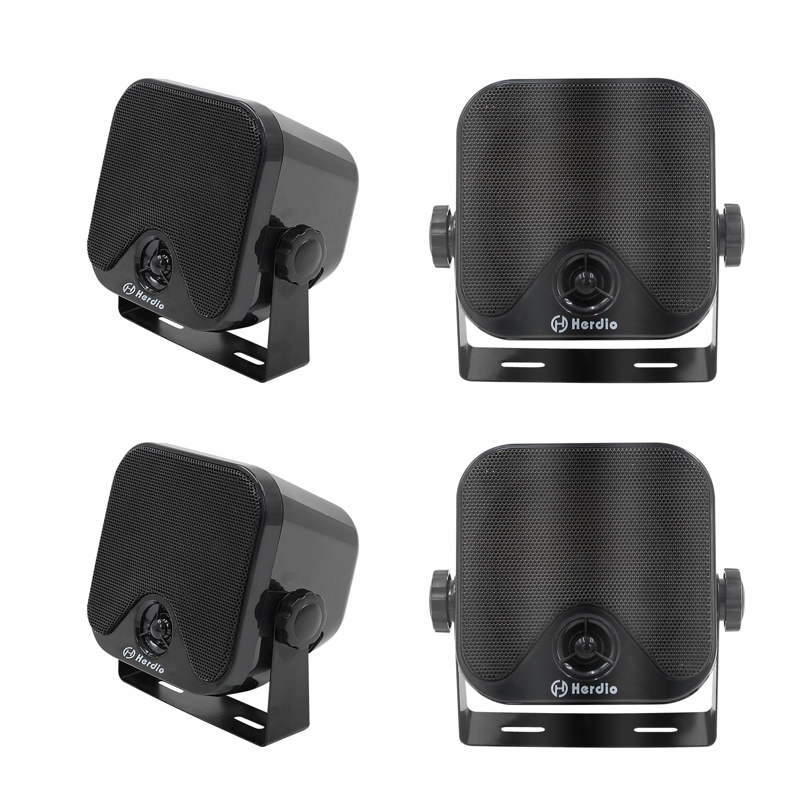 Herdio 4" Marine Speakers 240 Watts High-Quality Sound for Boats