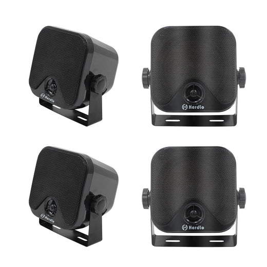 Herdio 4" Marine Speakers 240W | Waterproof Wired Boat & Outdoor Vehicle Audio