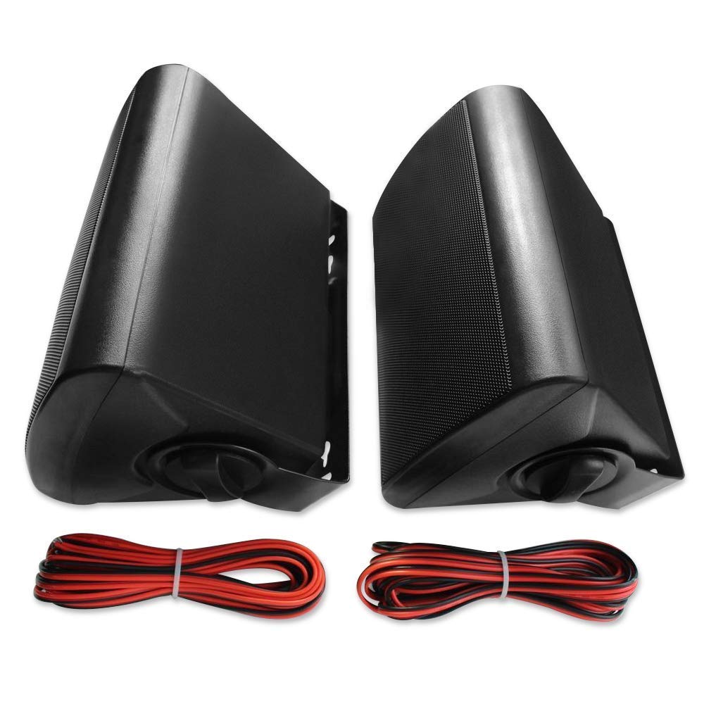 Herdio 4" Outdoor Speakers 200 Watts 2-Way High Power, Durable, Weatherproof Sound