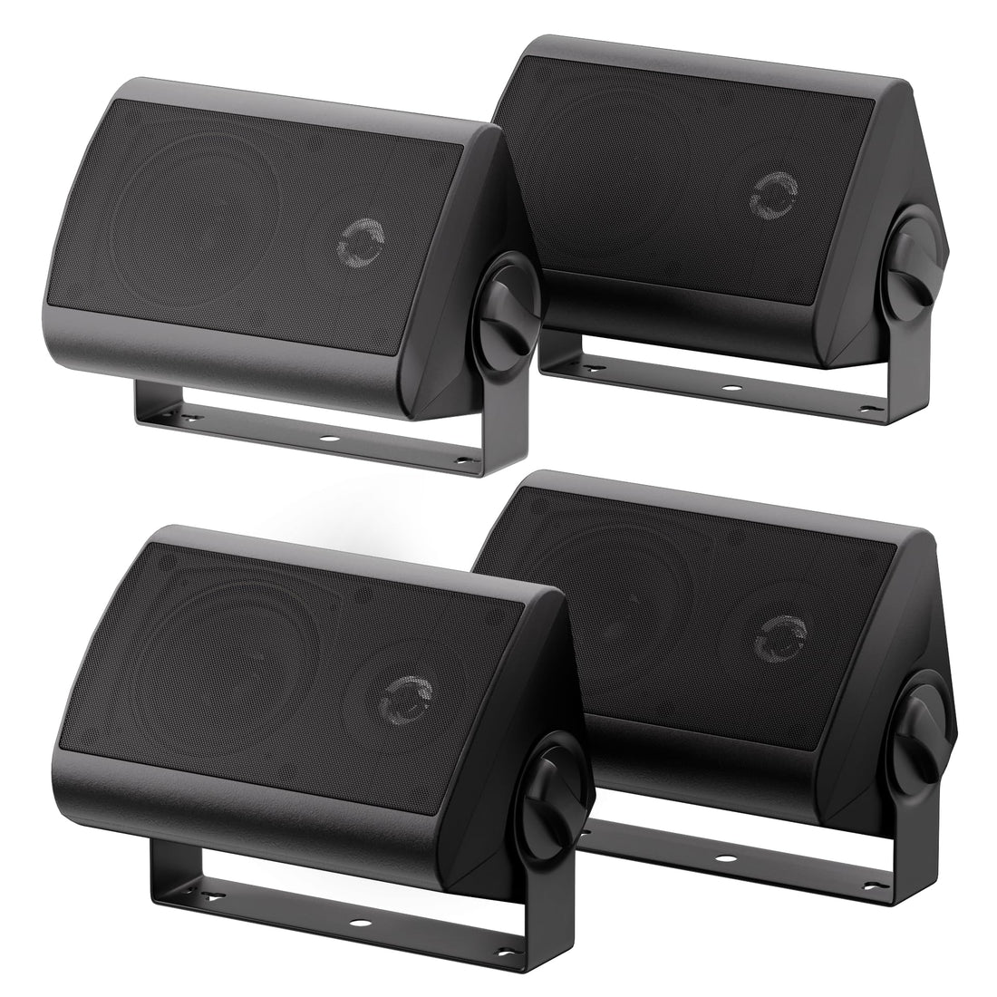 Herdio 4" Outdoor Speakers 400 Watts Waterproof Audio for Outdoor Use