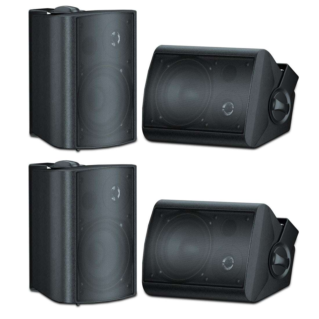 Herdio 5.25" Outdoor Speakers 600 Watts Powerful Audio Performance