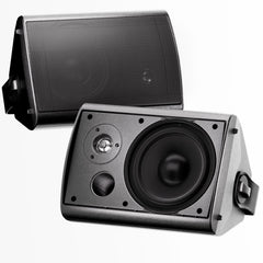 Herdio 6.5" Outdoor Speakers 400 Watts Wired Sound System Waterproof