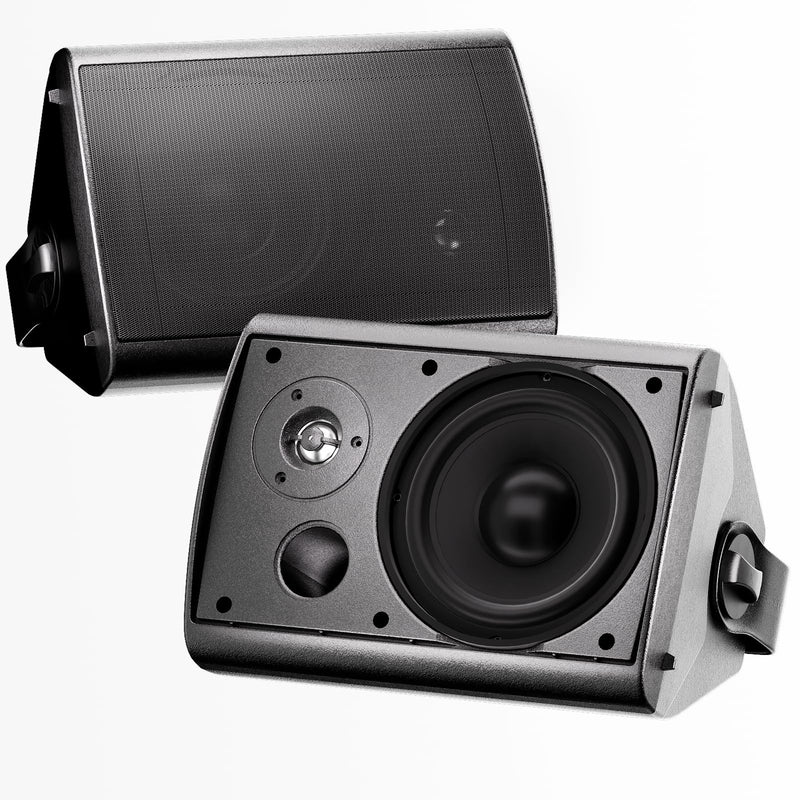 Herdio 6.5 Inch Outdoor Speakers 400 Watts Wired Sound System Waterproof