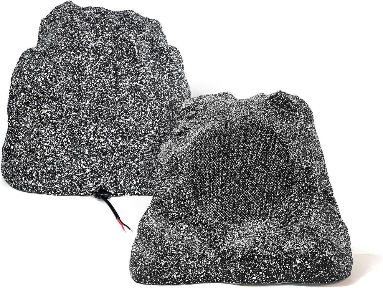 Herdio 6.5" Outdoor Rock Speakers 400W | IPX7 Waterproof Wired Garden & Yard Audio