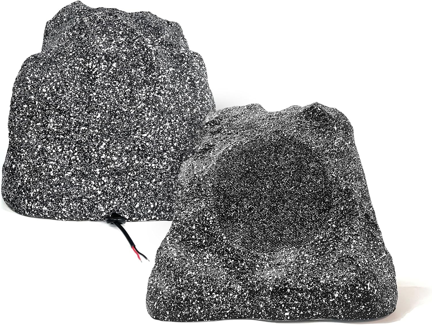 Herdio 6.5" Outdoor Rock Speakers 400W | IPX7 Waterproof Wired Garden & Yard Audio