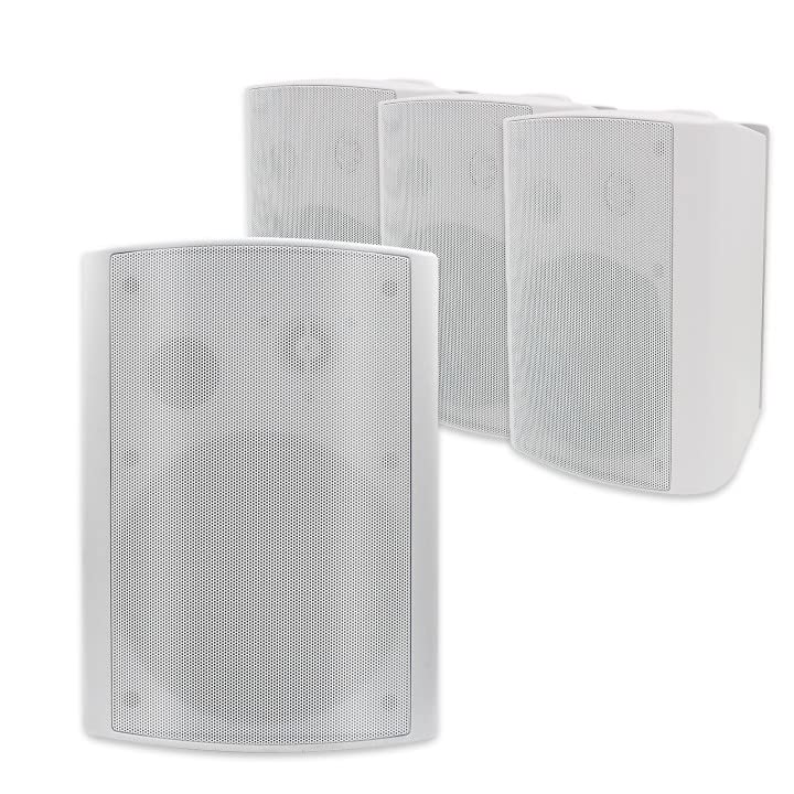 Herdio 6.5" Outdoor Speakers 800 Watts Waterproof Dustproof Audio