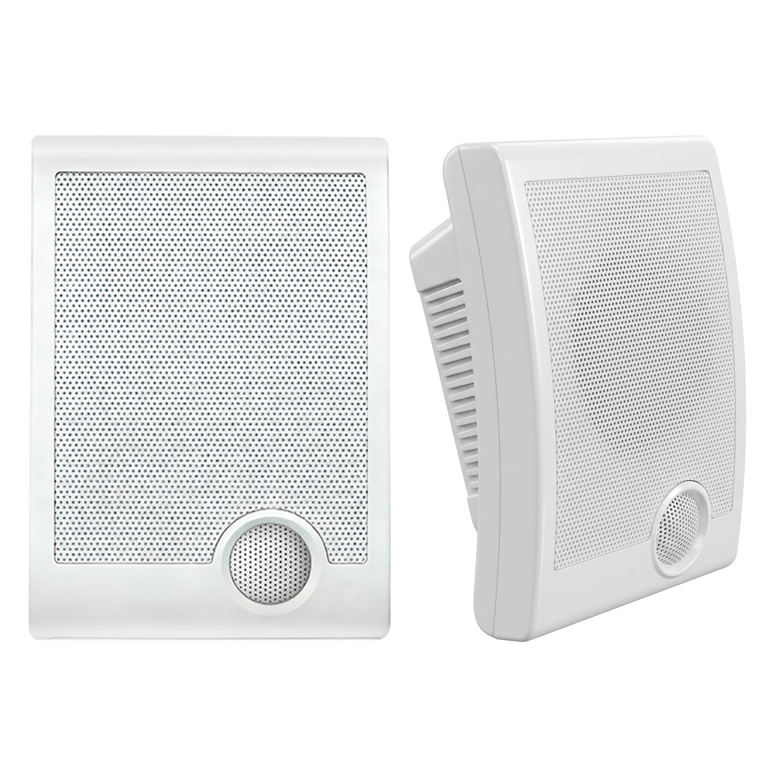 Herdio 6-inch 240W wall-mount PA speakers white