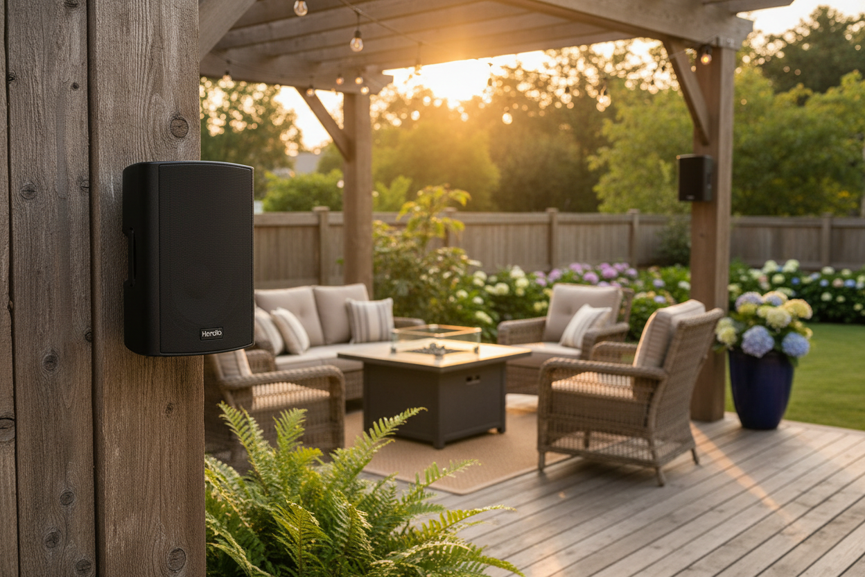 Herdio Outdoor Speaker Scene