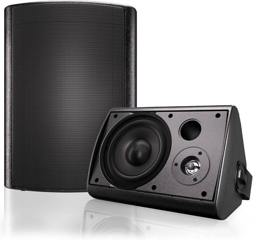 Herdio 6.5" Bluetooth Outdoor Speakers 400W | Waterproof 2-Way Patio Speaker Pair